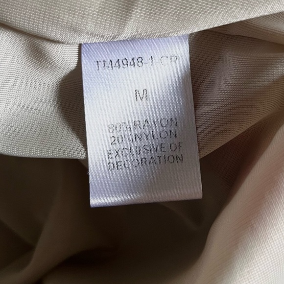 THML Beige Geometric Pattern Maxi-Dress - Picture 7 of 8